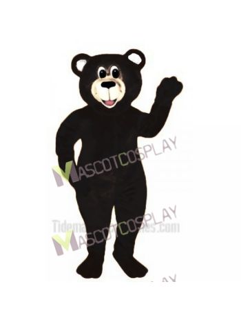Black Lucky Bear Mascot Costume