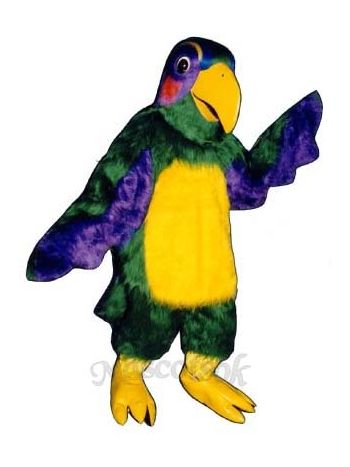 Cute Colorful Parrot Mascot Costume