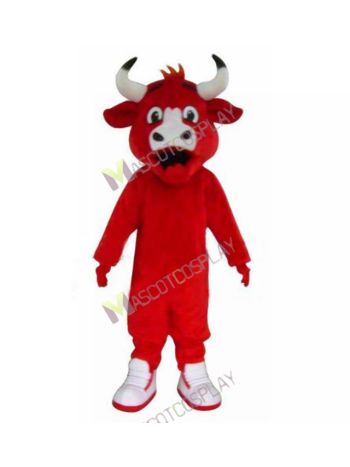 Chicago Bulls Benny The Bull Mascot Costume Red Bull Mascot