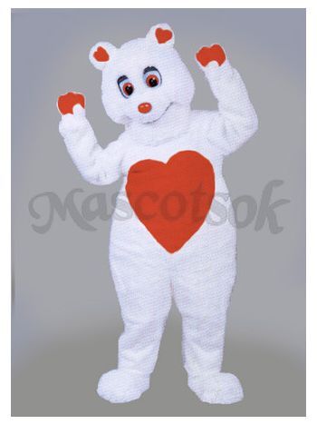 New Valentine Bear Costume Mascot