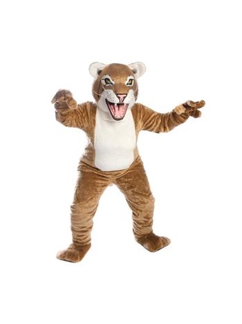 Adult Friendly Bobcat Mascot Costume