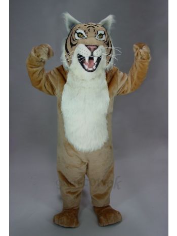 New Tan Wildcat Costume Mascot
