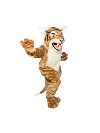 Adult Tan Wildcat Mascot Costume