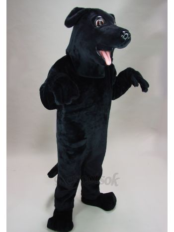 Black Labrador Dog Costume Mascot