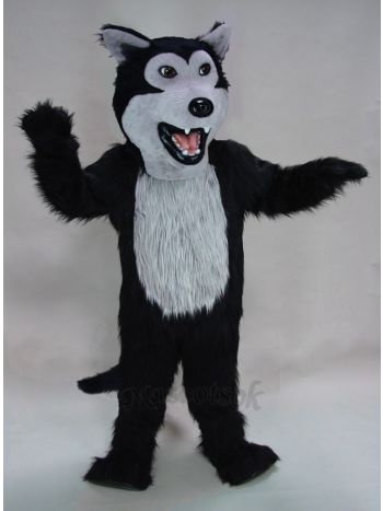 New Black Wolf Costume Mascot