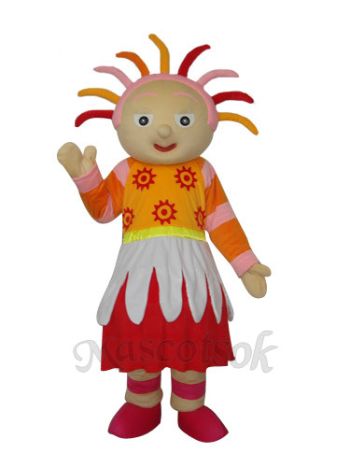 Pink girl Mascot Adult Costume 