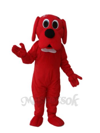 Red Potter Dog Mascot Adult Costume 