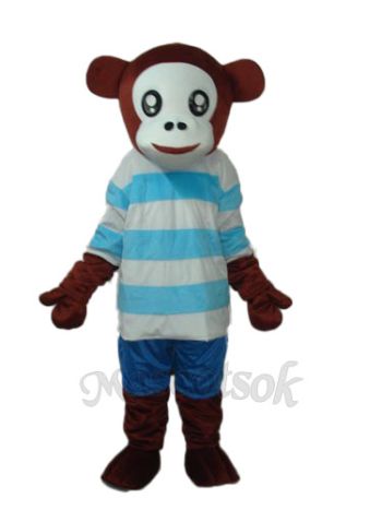 Leisure Version Mr.Jump Monkey Mascot Adult Costume 