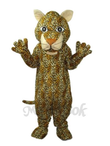 Young Leopard Mascot Adult Costume 