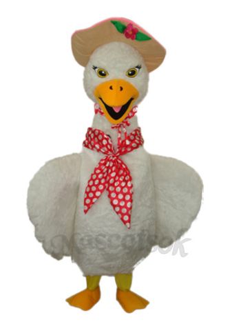 Swan Mascot Adult Costume 