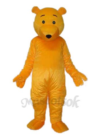 Yellow Bear Mascot Adult Costume 