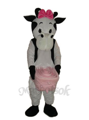 No.4 Cow Mascot Adult Costume 