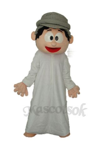 Arab Boy Mascot Adult Costume 