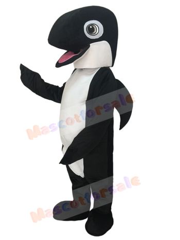 New Black Orca Whale mascot Costume