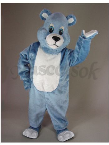 New Blue Bear Mascot Costume