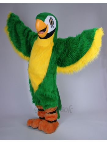 New Green Parrot Costume Mascot