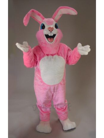New Easter Pink Rabbit Mascot Costume