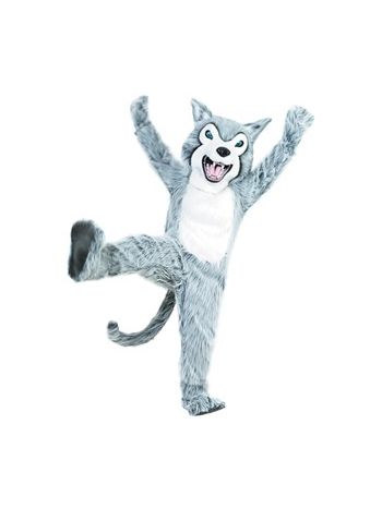 Fierce Husky Dog Mascot Costume