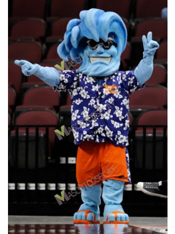 Willy the Wave Mascot Costume Pepperdine Waves Mascot Costume