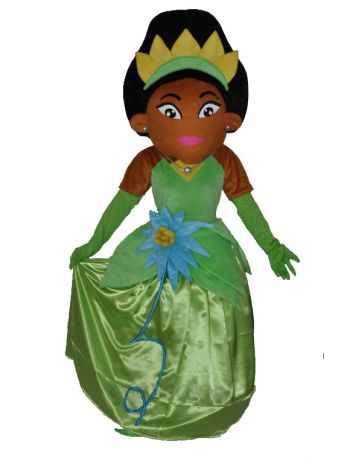 African & Indian Princess mascot costumes 
