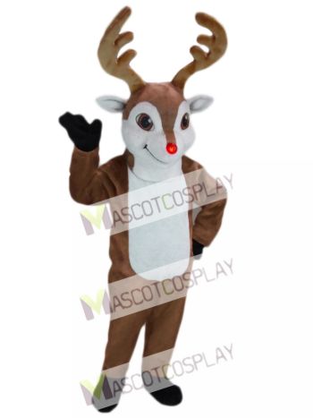 New Rudolph Reindeer Mascot Costume