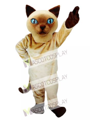 New Siamese Cat Mascot Costume 