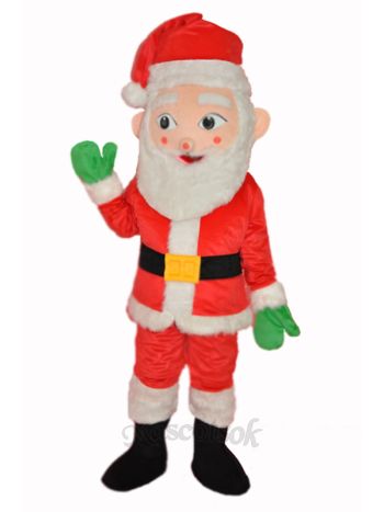 New Santa Claus Adult Mascot Costume 