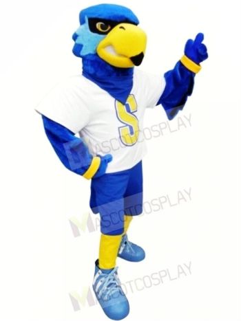 Sport Blue Bird Mascot Costume 