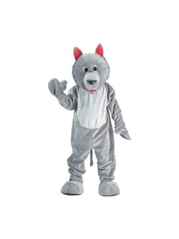 Adult Economy Hungry Wolf Mascot Costume