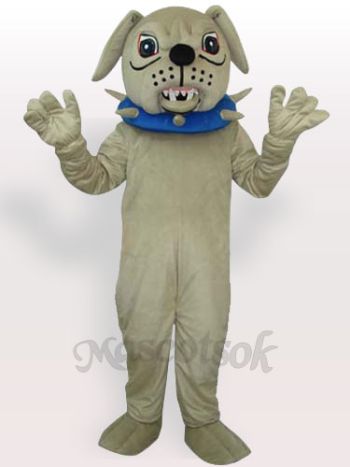 Big Dog with Collar Adult Mascot Costume
