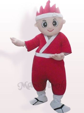 Japanese Boy Plush Adult Mascot Costume