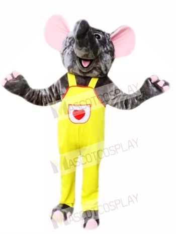 Gray Elephant Mascot Costumes