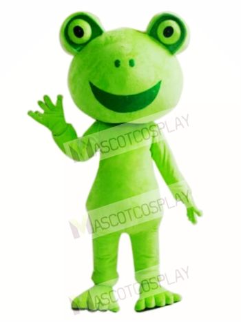 Green Frog Mascot Costume