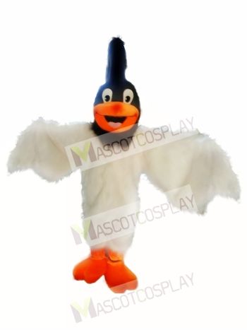 White Roadrunner Mascot Costumes