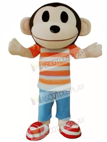 Monkey Adult Animal Cartoon Character Mascot Costume