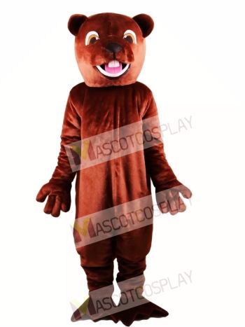 Barney Beaver Mascot Costume