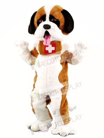 St. Bernard Dog Mascot Costume