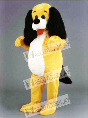 Yellow Dog Mascot Costume