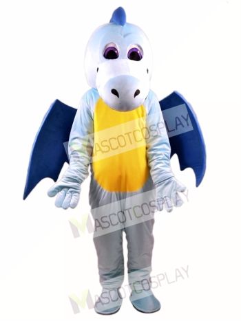 Blue Dragon Mascot Costume