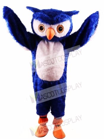 Blue Owl Mascot Costume