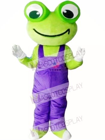Cartoon Frog Mascot Costume