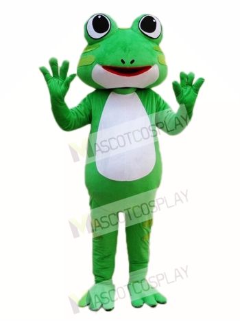 Green Frog Mascot Costume
