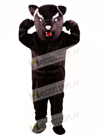 Black Panther Power Cat Mascot Costume