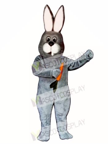 Toothless Rabbit Easter Bunny Mascot Costume