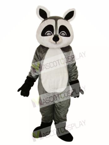 Flat Face Small Raccoon Mascot Adult Costume