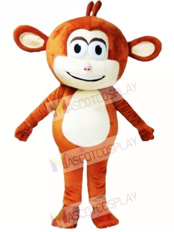 Brown Monkey Mascot Costume