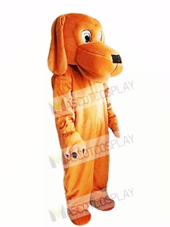 Loyal and Tame Brown Dog Mascot Costume