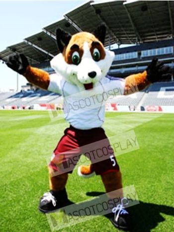 High Quality Soccer Fox Mascot Costume