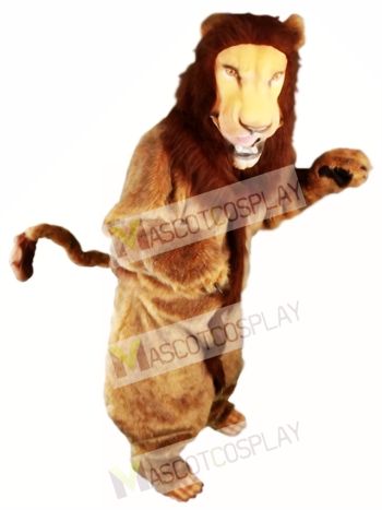 Best Quality Fur Lion Mascot Costume