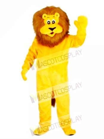 Lionel the Lion Mascot Adult Costume